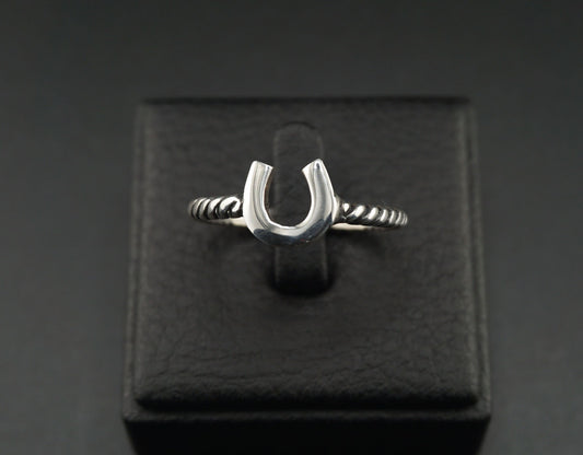 Horseshoe Silver Ring