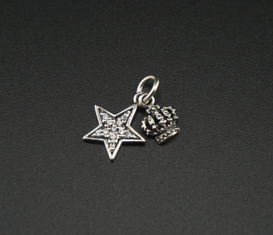 Star and Crown Pendant