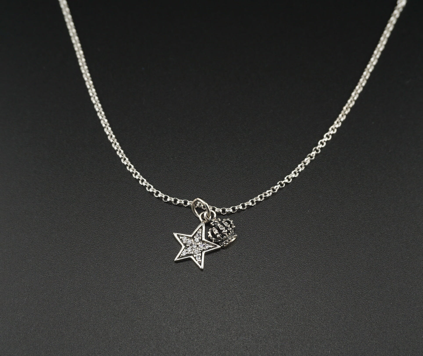 Star and Crown Pendant